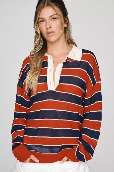 Mother The Biggie Raquette Wool Sweater In Multicolor