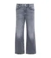 Mother The Bookie Ankle Jeans In Grey