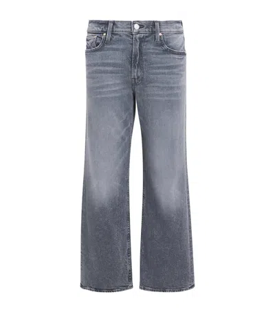 Mother The Bookie Ankle Jeans In Grey