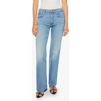 Mother The Bookie Flare Jeans In Blue