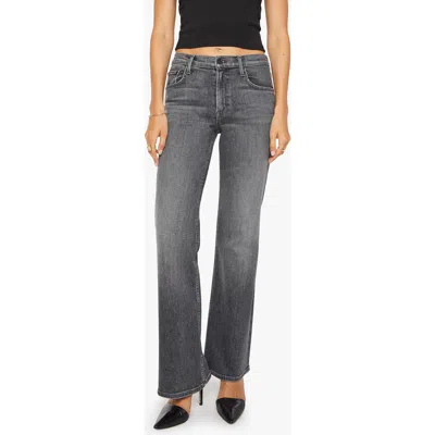 Mother The Bookie Flare Jeans In Gray