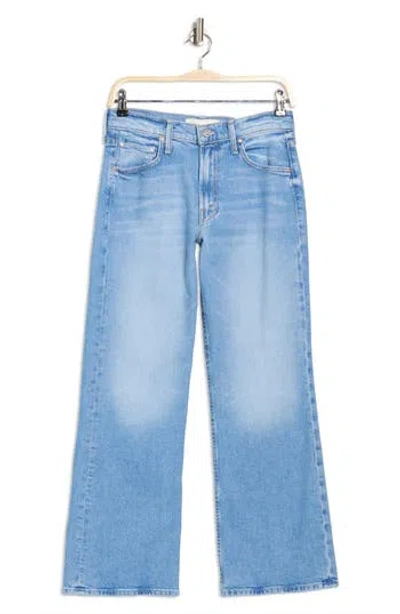 Mother The Bookie Flood Jeans In Blue