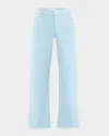Mother The Bookie Flood Jeans In The Devil May Air Blue