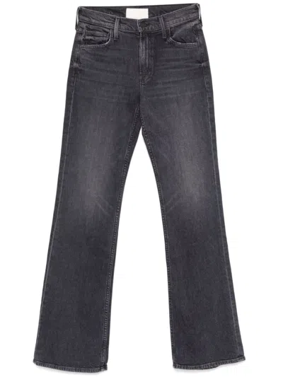 Mother The Bookie Heel Jeans In Black