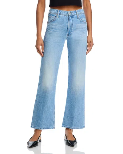 MOTHER THE BOOKIE HIGH RISE ANKLE WIDE LEG JEANS IN PUZZLED