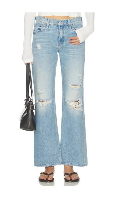 Mother The Bookie Nerdy Jeans In Blue
