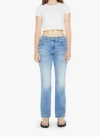 Mother High Waisted Rascal Flood Eye Of The Tiger Jeans