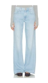 Mother The Bookie Sneak Jeans In Blue