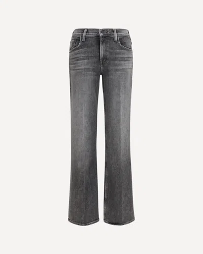 Mother The Bookie Sneak Jeans In Gray