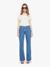 Mother The Bookie Sneak Scoot This Way Jeans In White