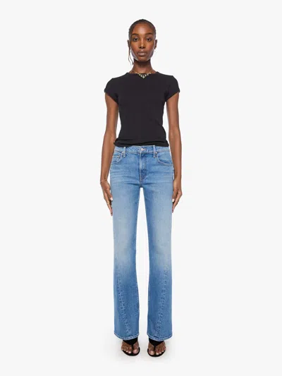 Mother The Bookie Twist Skimp Just An Animal Jeans In Blue