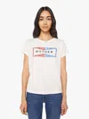 Mother The Boxy Goodie Fluff Fast As T-shirt In White
