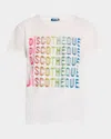 Mother The Boxy Goodie Goodie Graphic Tee In Discotheque