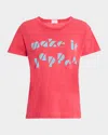 Mother The Boxy Goodie Goodie Crewneck Tee In Make It Happen