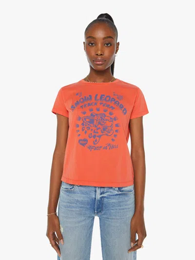 Mother The Boxy Goodie Goodie Fast As Hell T-shirt In Fast As Hell