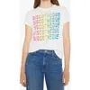 Mother The Boxy Goodie Goodie Graphic Tee In Discotheque