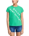 Mother The Boxy Goodie Goodie Tee In Surf Parol