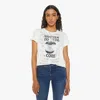 Mother The Boxy Goodie Goodie Focus Graphic T-shirt In Black