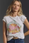 Mother The Boxy Goodie Goodie Focus Graphic T-shirt In White