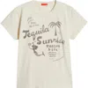 Mother The Boxy Goodie Goodie Stretch Cotton Graphic T-shirt In White