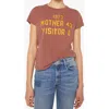 Mother The Boxy Goodie Goodie 1973 T-shirt In Yellow - Size X-large In Brown
