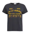 Mother The Boxy Goodie Goodie Night Club Cocktails T-shirt In Grey