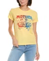 Mother The Boxy Goodie Goodie T-shirt In Yellow