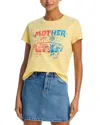 Mother The Boxy Goodie Goodie Almost As Good As The Best T-shirt In Yellow