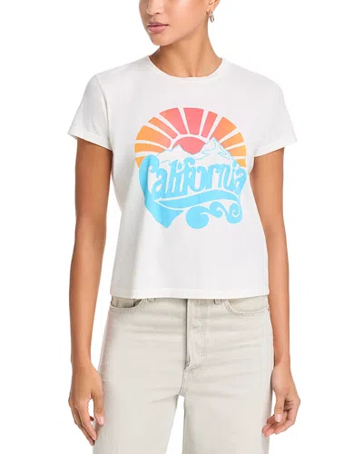 Mother The Boxy Goodie Goodie Tee In White