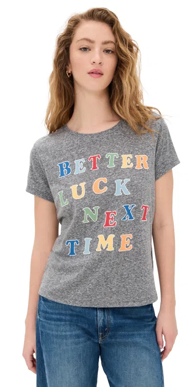 MOTHER THE BOXY GOODIE GOODIE TEE BETTER LUCK NEXT TIME