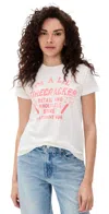 Mother Womens Lil Firecracker The Boxy Goodie Goodie Short-sleeves Cotton-jersey T-shirt Xs In White