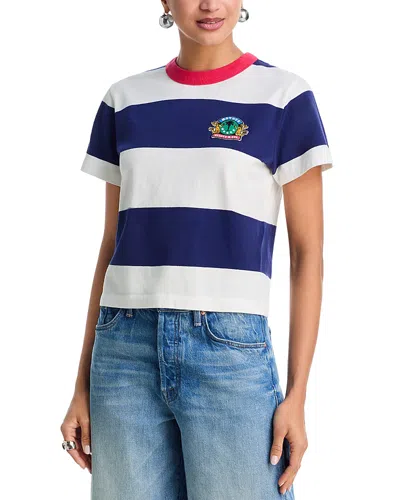 Mother The Boxy Goodie True And Fluff T-shirt In Multi