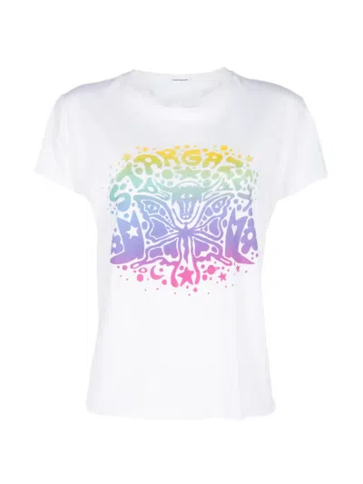 Mother The Boxy Goodie Goodie T-shirt In White