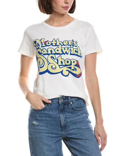 Mother The Boxy Goodie Goodie T-shirt In White