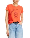 Mother The Boxy Goodie Goodie Crewneck Tee In Playing With Fire