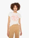 Mother The Boxy Goodie Lil' Firecracker T-shirt In Animal Print