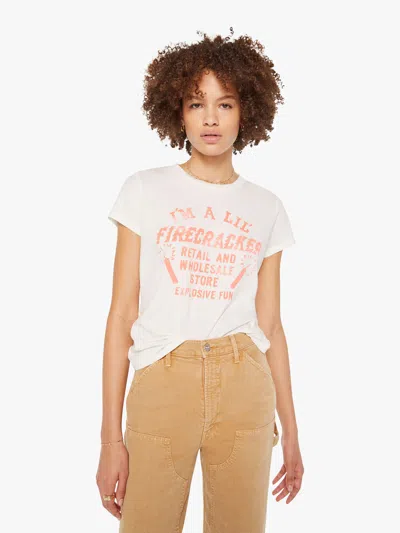 Mother The Boxy Goodie Lil' Firecracker T-shirt In Animal Print