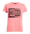 Mother The Boxy Goodie T-shirt In Pink