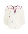 Mother Breeze Yoke Top Blouse In Last Lap