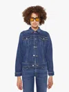 Mother The Bruiser Perfectly Imperfect Jacket In Blue