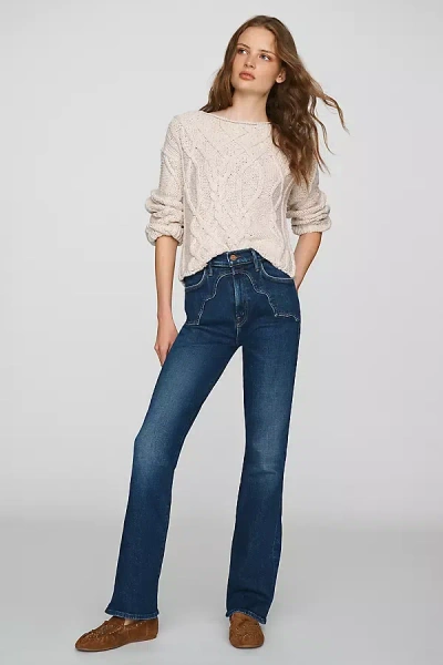 Mother The Buckle Bunny Hustler Skimp Jeans In Dark Wash