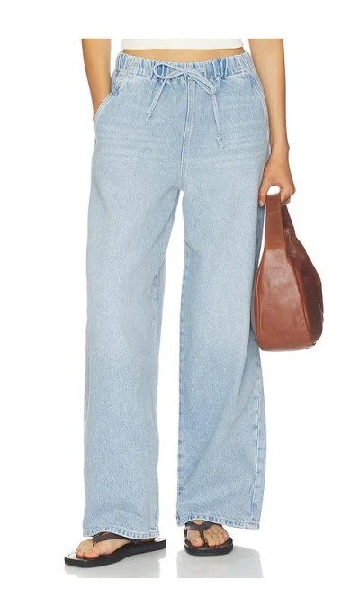 Mother The Buffet Nerdy Jeans In Blue