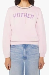 Mother The Camper Pullover Sweatshirt In Pink