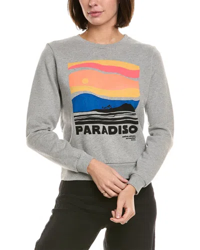 Mother The Camper Sweatshirt In Gray