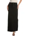 Mother Skirt High-waisted Belt Loops In Black