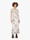 Mother The Cap And Gown Spin Me Around Dress In White