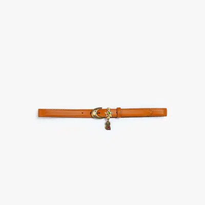 Mother The Charm School Belt In Brown