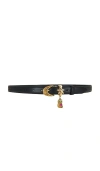 Mother The Charm School Leather Belt In Black