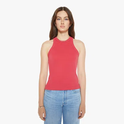 Mother The Chin Up Tank Top Trickling In In Pink