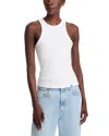 Mother The Chin Up Tank Top In White